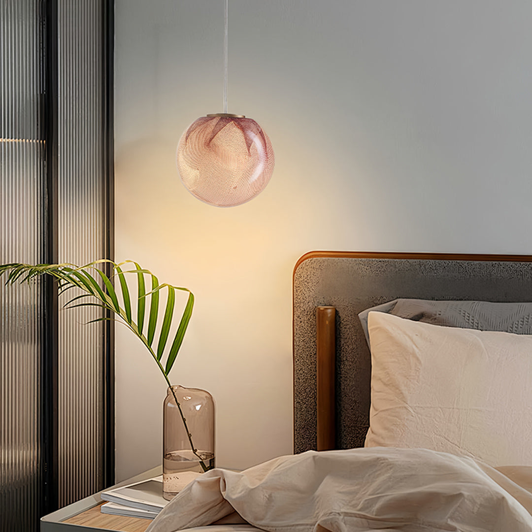 Glass Globe Pendant Lights Modern Minimalist Single Head Light
