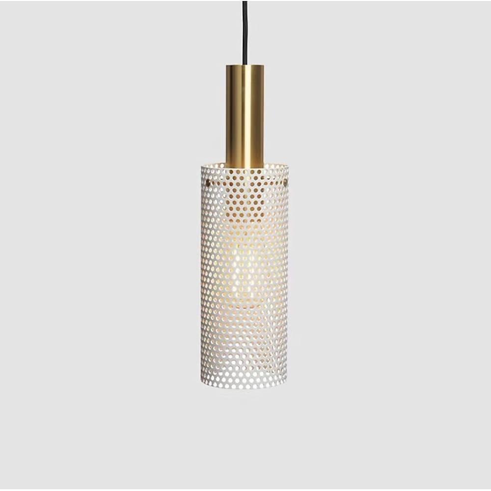 Cylinder Hanging Pendant Lights Metal Modern LED Ceiling Lights