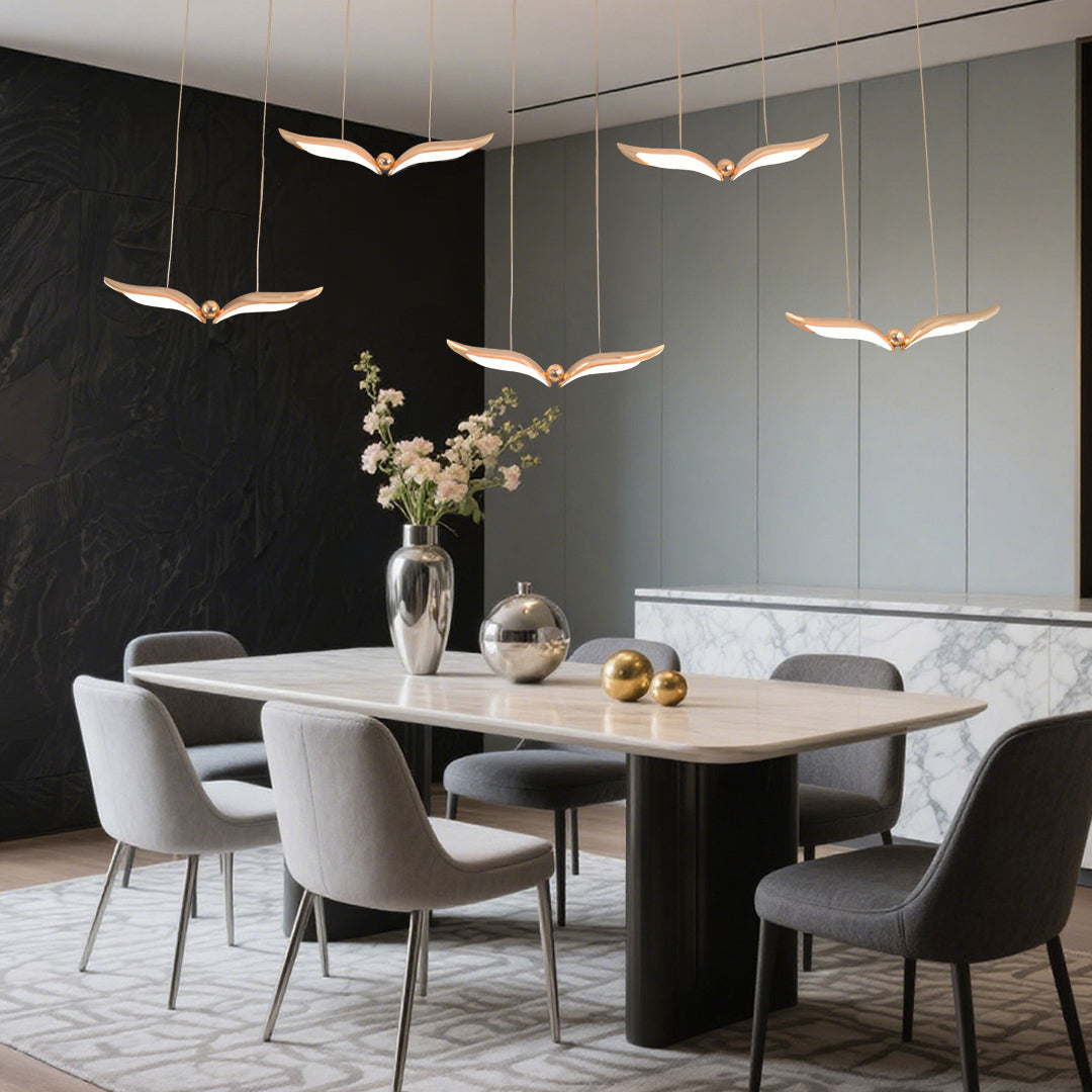 Bird Pendant Light Nordic Creative Gull LED Ceiling Light