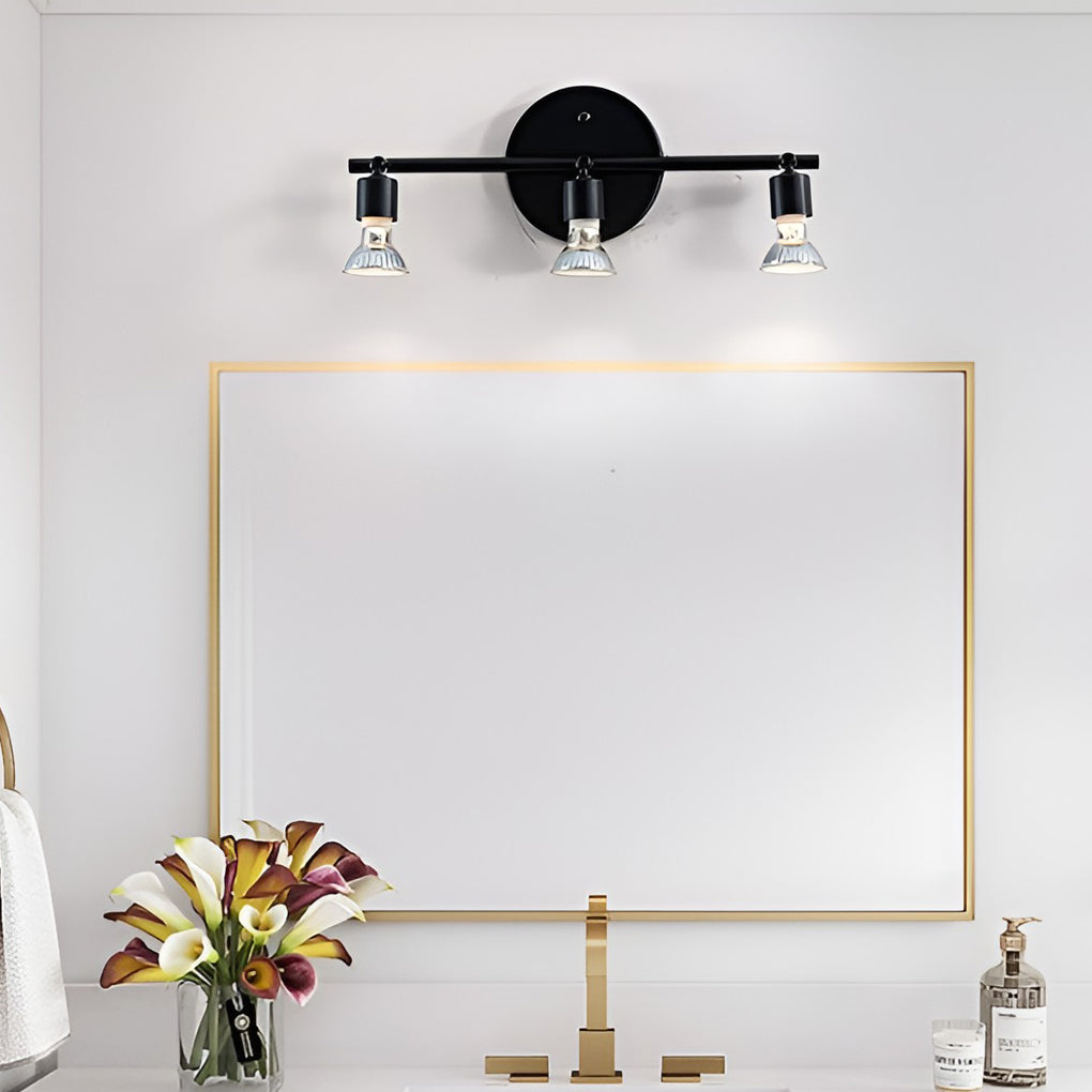 Black Adjustable Ceiling Lights Minimalist Iron LED Light
