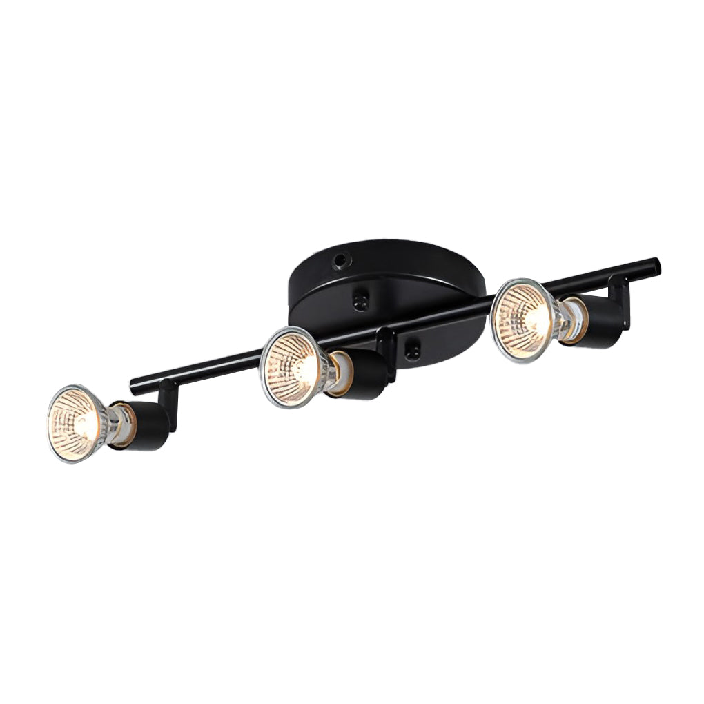 Black Adjustable Ceiling Lights Minimalist Iron LED Light