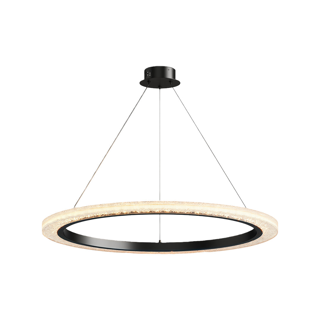 Round Modern Chandelier Minimalist Acrylic Ceiling Light