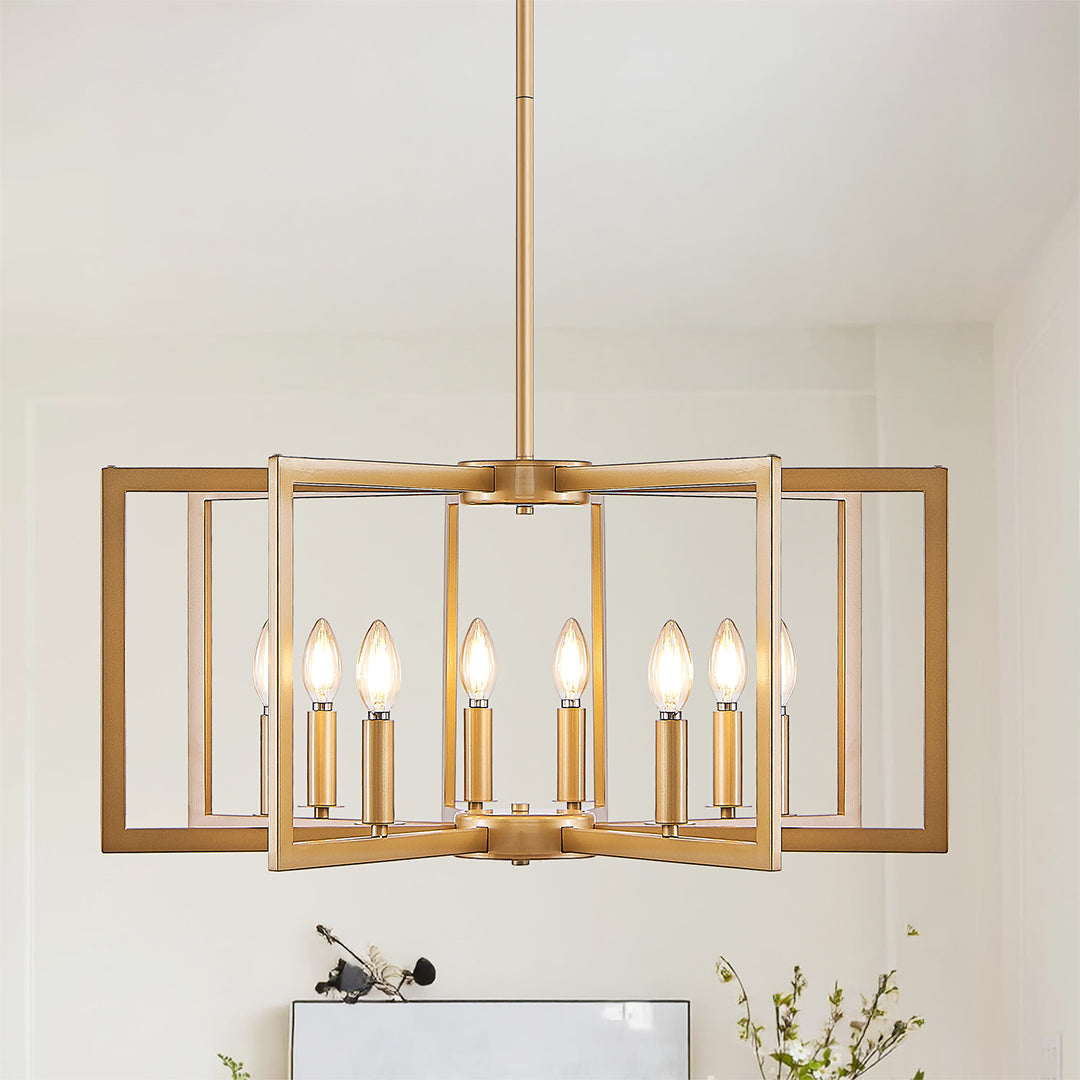 Candle Chandeliers Industrial Multi-head Ceiling Lights