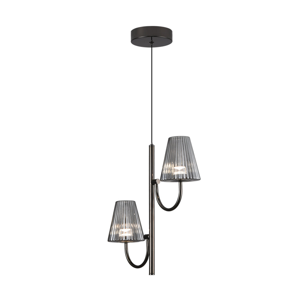 Minimalist Pendant Light American Modern Black LED