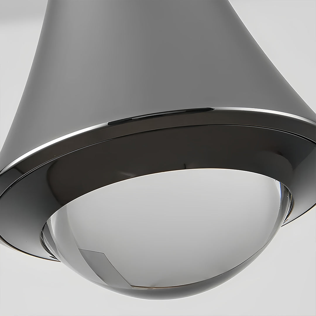 Black Cone Pendant Lights Modern Creative LED Ceiling Light