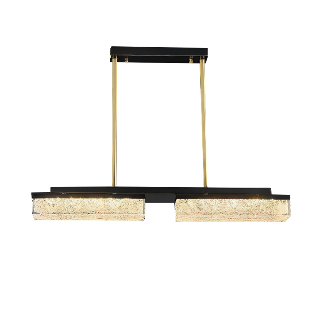 Copper Pendant Lights For Kitchen Island Linear Three-Temperature Ceiling Light