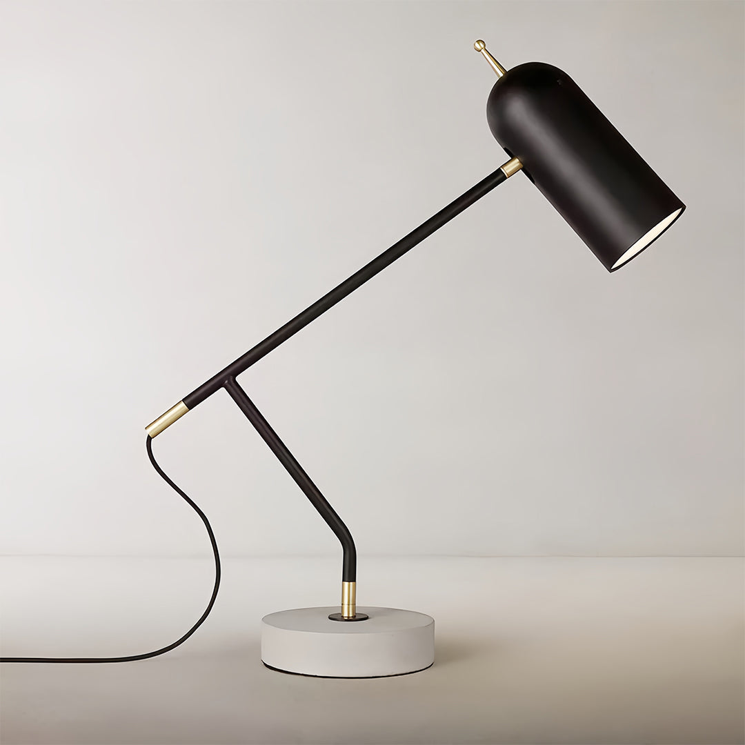 Black Desk Lamps Modern Minimalist Elegant Office Marble Reading Lamp