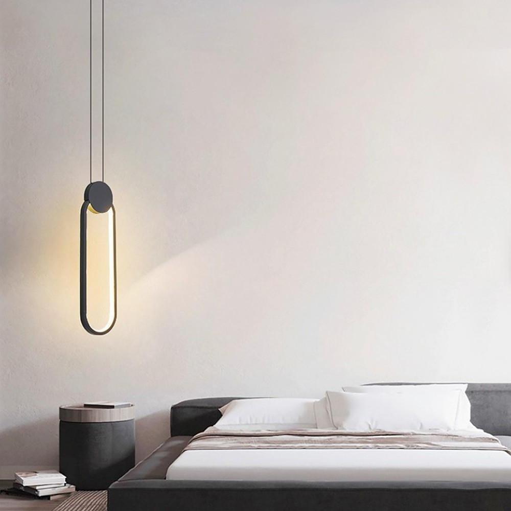 Black Geometric Pendant Light LED Modern Ceiling Light