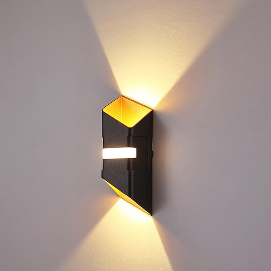 Square Tube LED Up And Down Outdoor Wall Lights