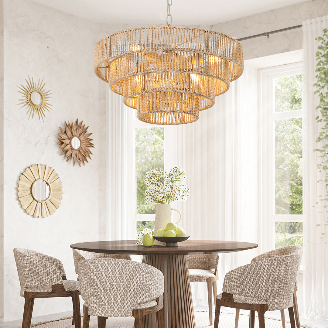 Japanese Style Chandeliers Zen-Inspired Creative Art Ceiling Lights