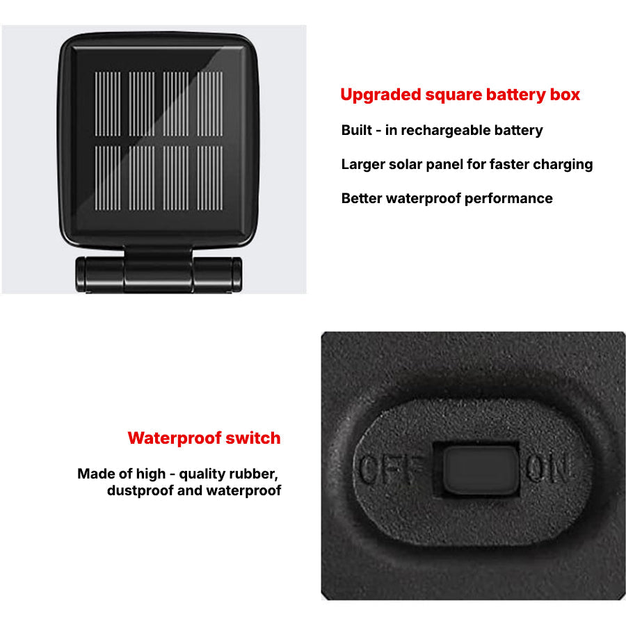 Outdoor Gardens Landscape Lighting Solar Waterproof