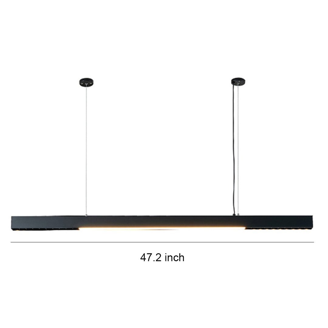Linear Light Pendant Modern Minimalist Grille Long Pendant Light