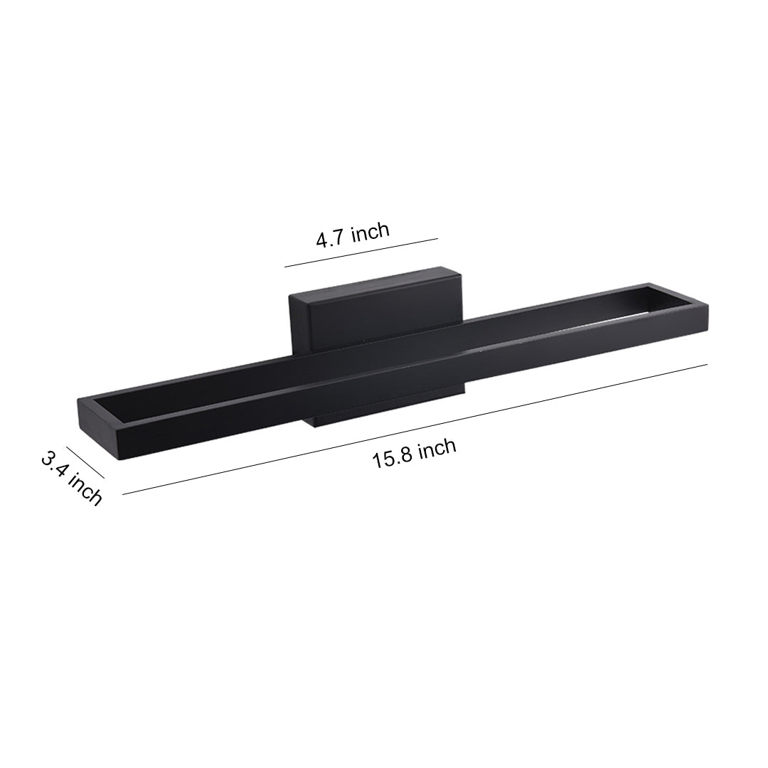 Black Vanity Bathroom Light Dimmable LED Modern Picture Wall Light