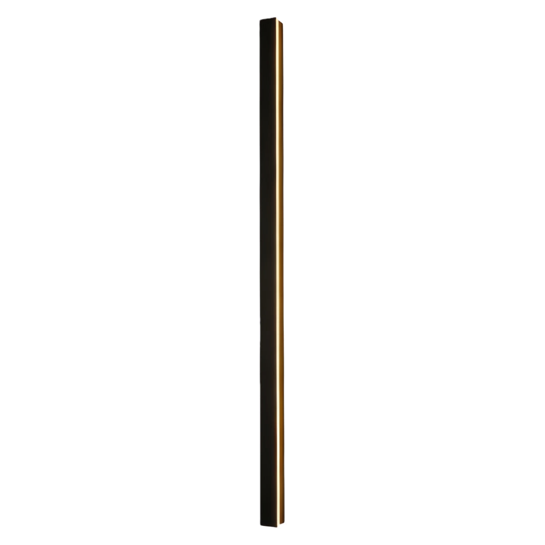 Black Linear Wall Light LED Modern Waterproof Outdoor Light