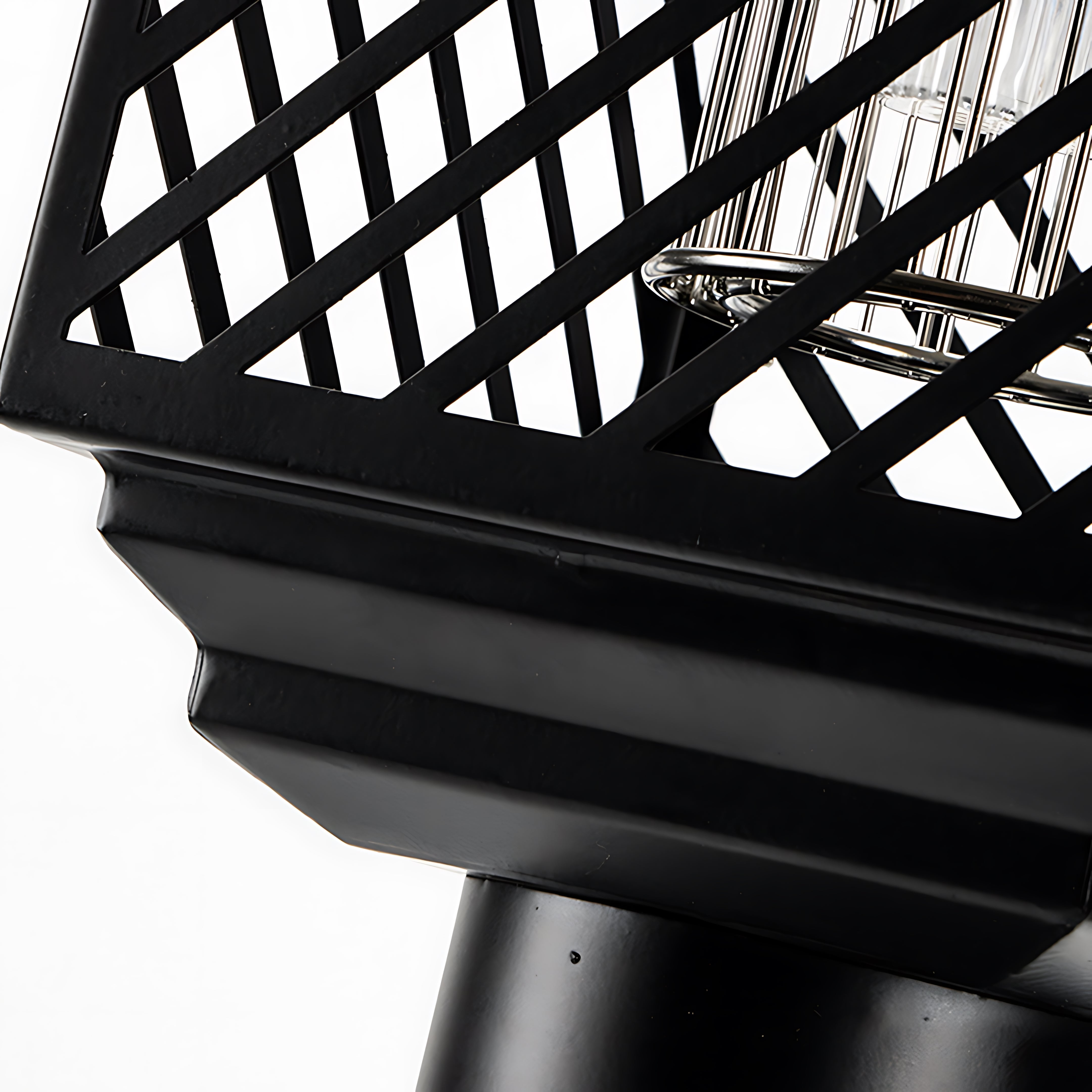 Black Landscape Lighting Solar-Powered Waterproof Stainless Steel