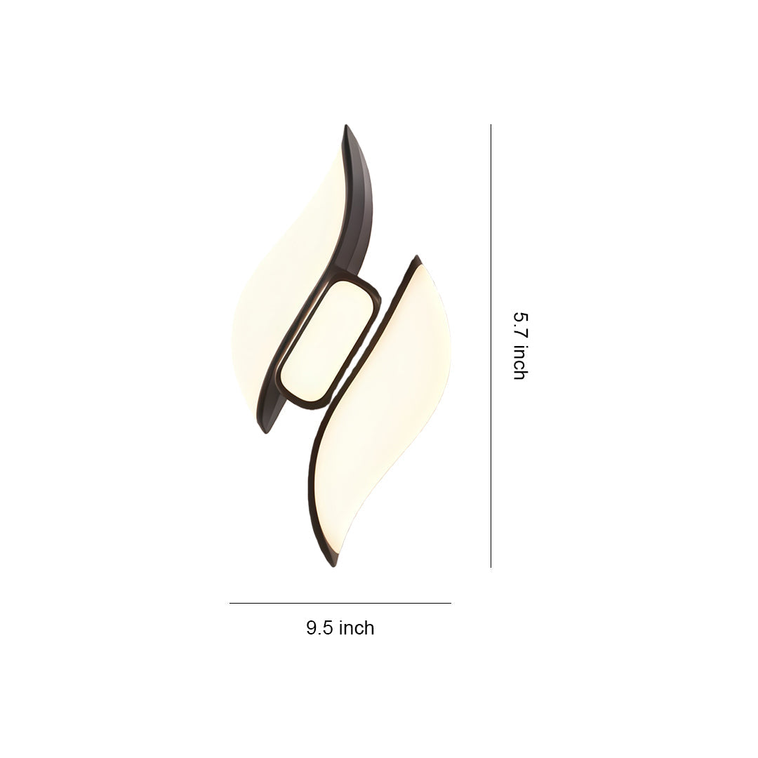 Black Outdoor Wall Sconces Modern Minimalist Waterproof Lamp