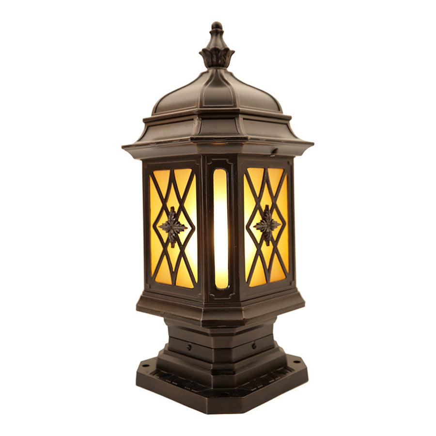 Outside Pillar Lights Modern Waterproof