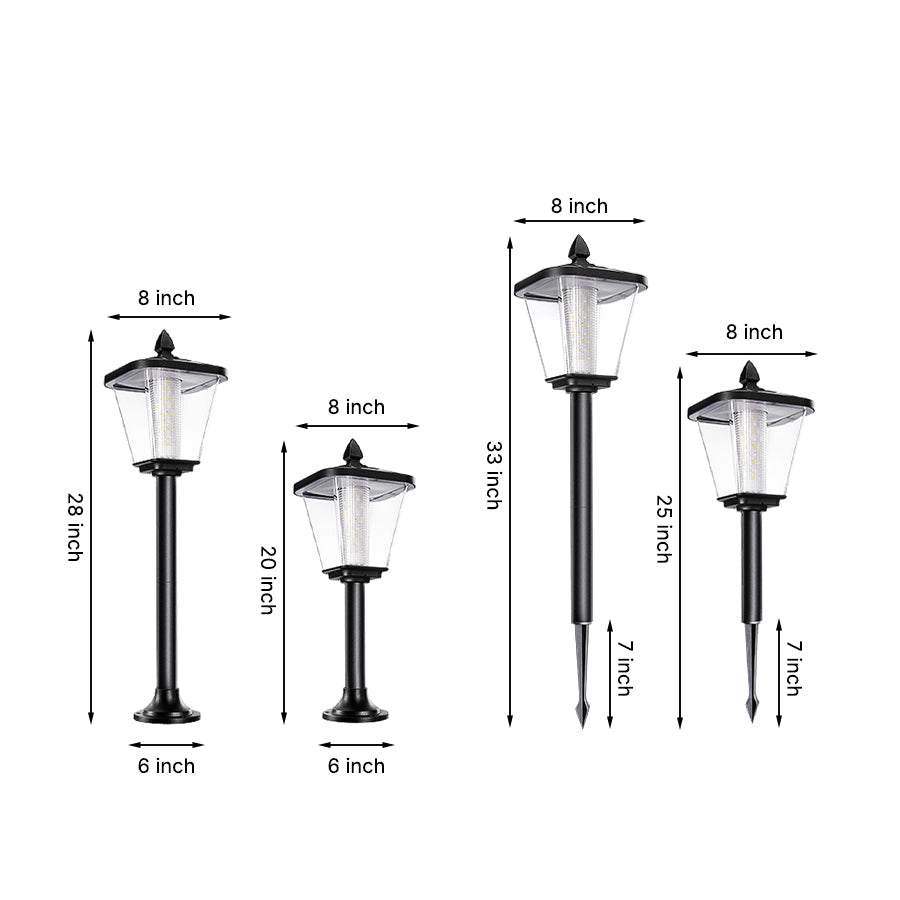 Lawn Stakes For Lights Solar-Powered LED Waterproof