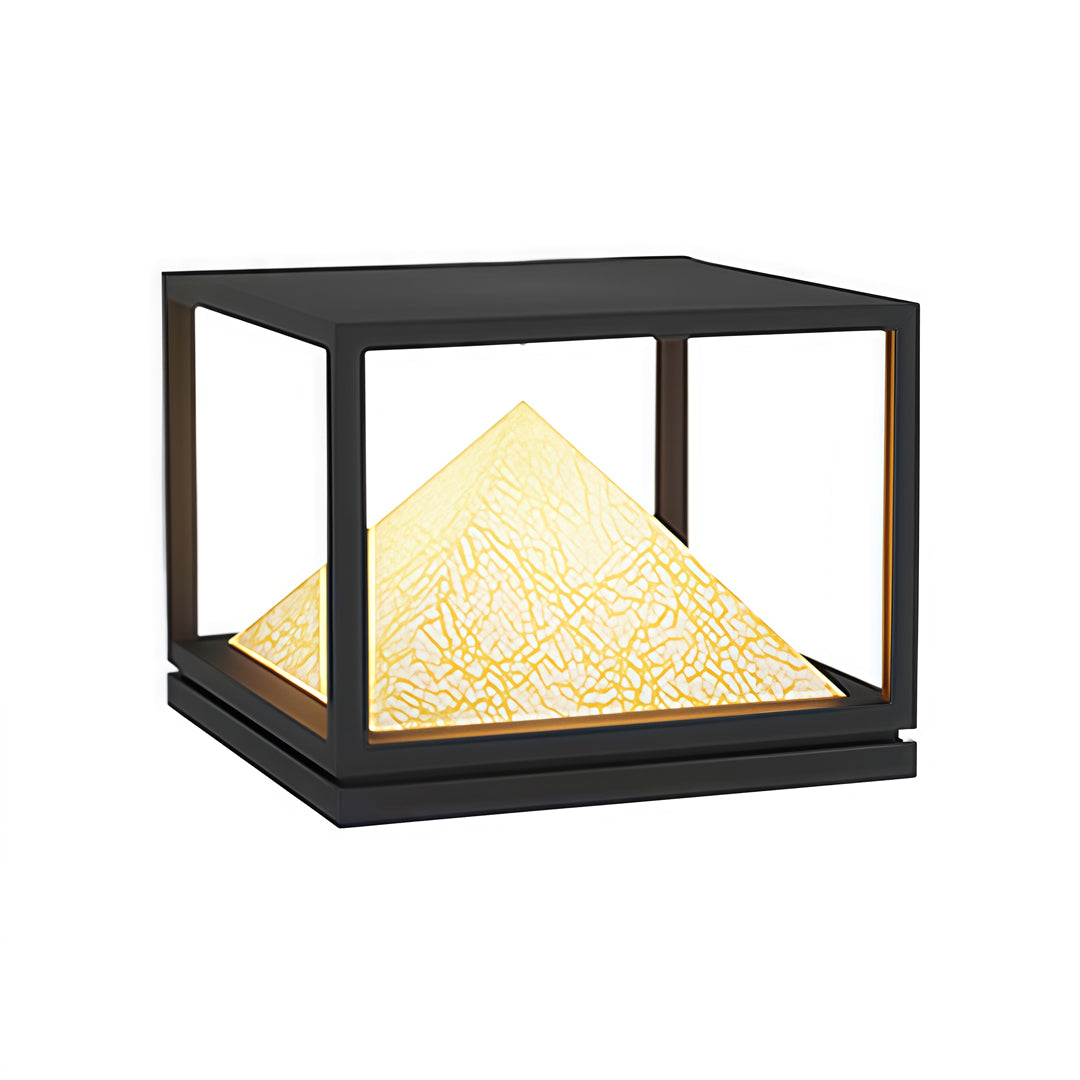 Light Pillar Design Outdoor Artificial Marble Courtyard Lamp