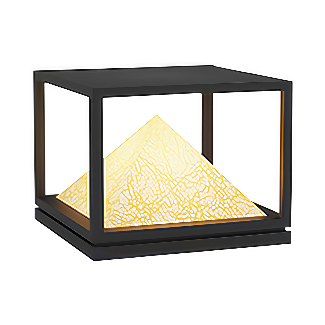 Light Pillar Design Outdoor Artificial Marble Courtyard Lamp
