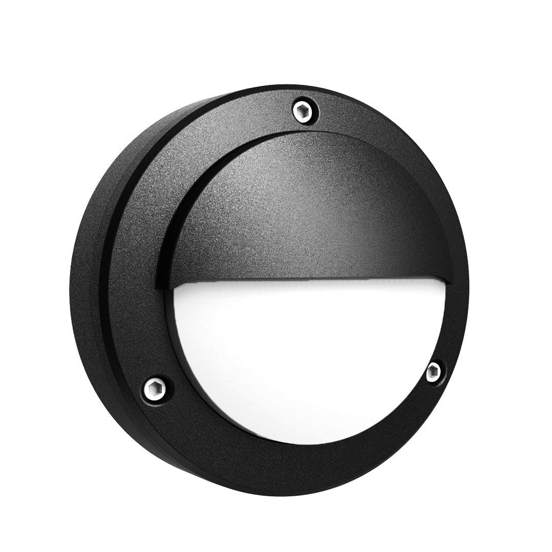 Round Outdoor Wall Sconce Waterproof Minimalist Style