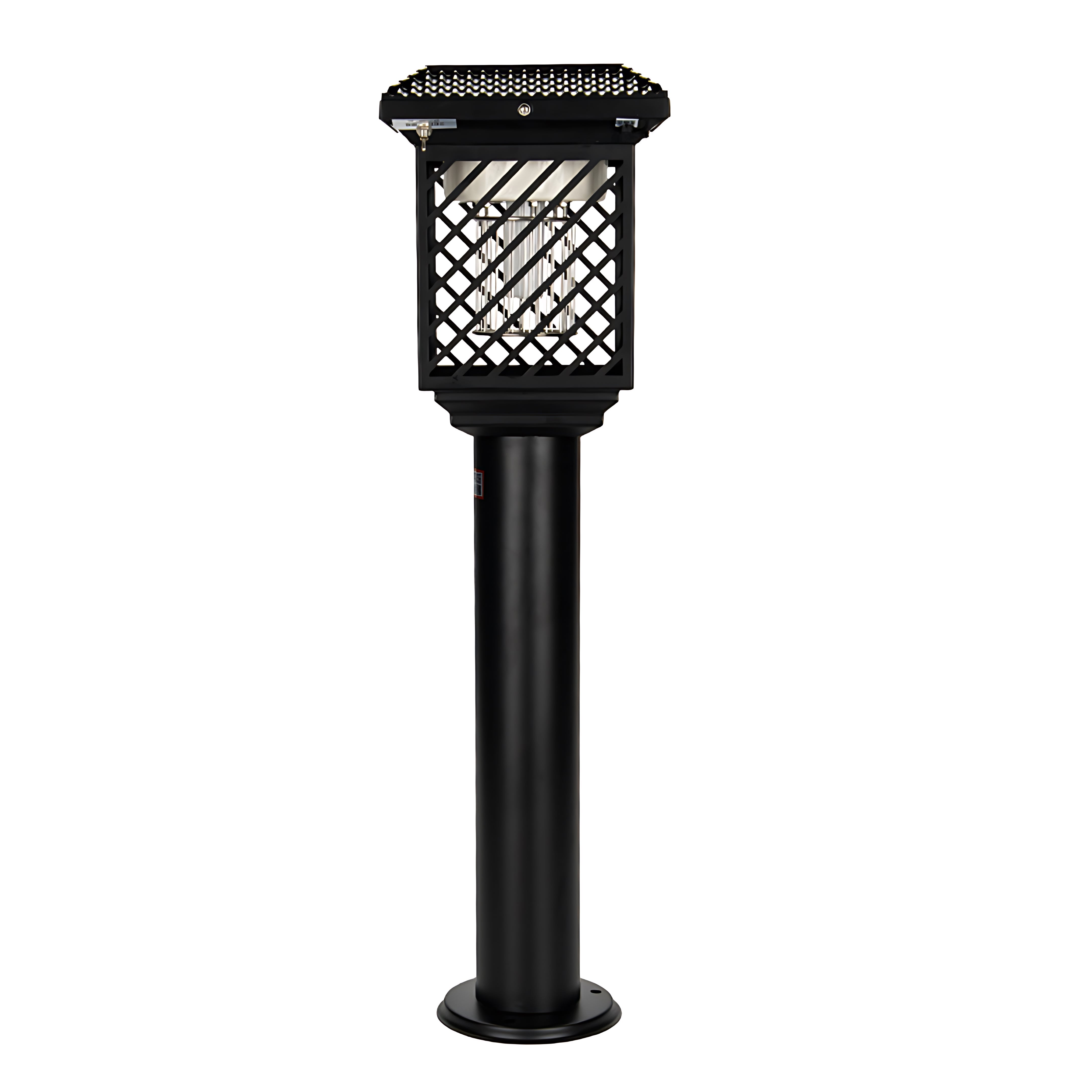 Black Landscape Lighting Solar-Powered Waterproof Stainless Steel