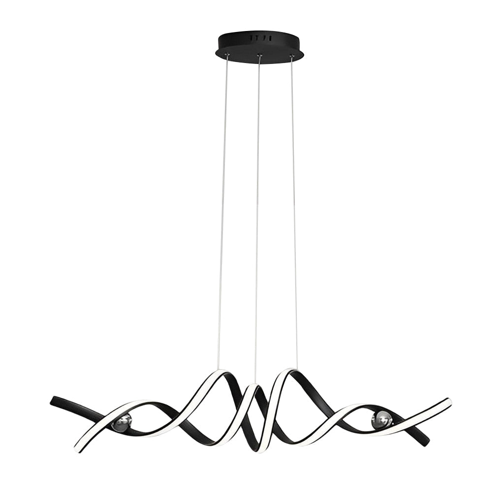 Spiral Ceiling Light Modern Creative LED Metal Chandelier