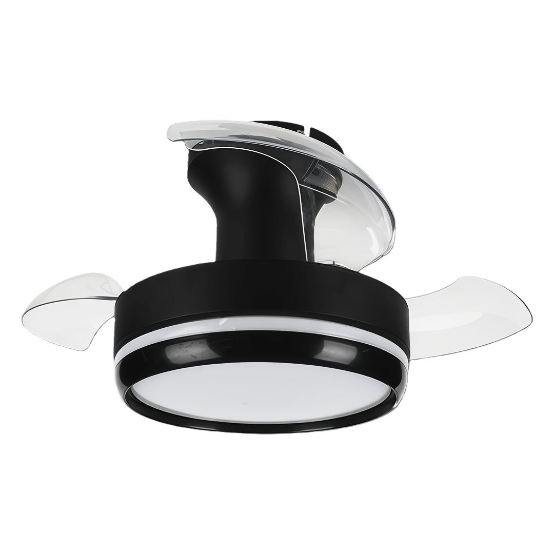 Ceiling Fan with Remote Light Minimalist Dimming LED 3-Blade Fan Lamp
