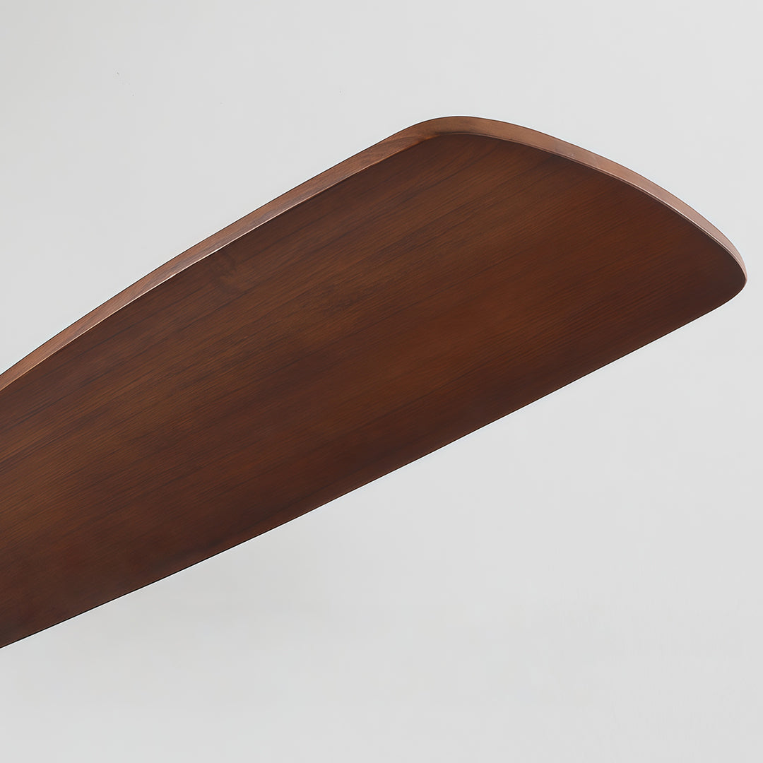 Ceiling Fan with Light Remote Control Wooden 3-Blade Lamp