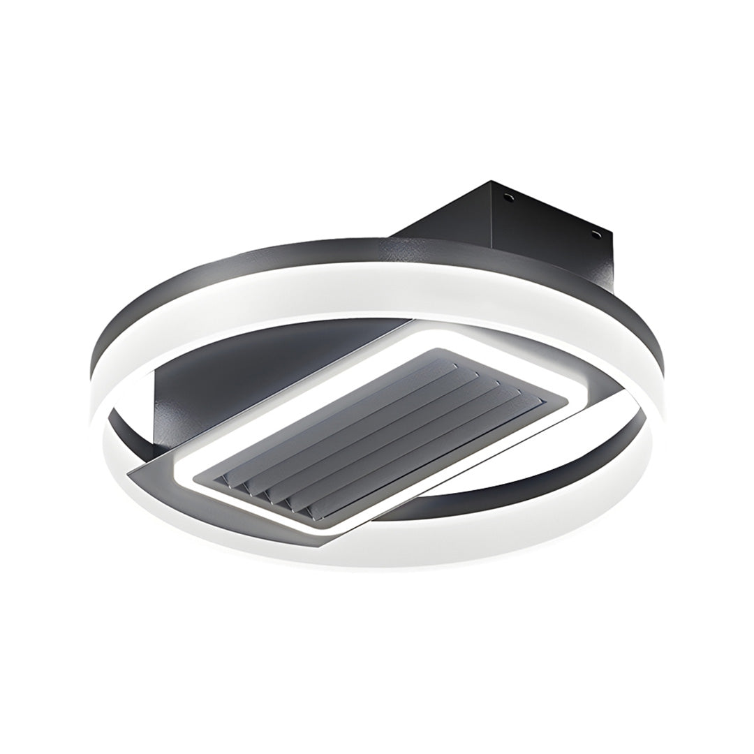Bladeless Fan Lamp Modern Round 6‑speed Dimmable Light