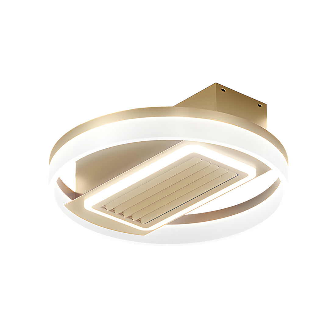 Bladeless Fan Lamp Modern Round 6‑speed Dimmable Light