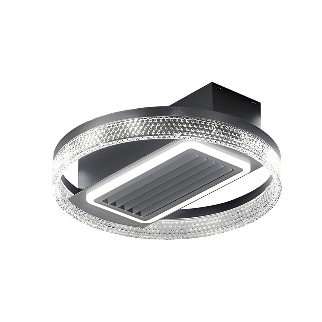 Bladeless Fan Lamp Modern Round 6‑speed Dimmable Light