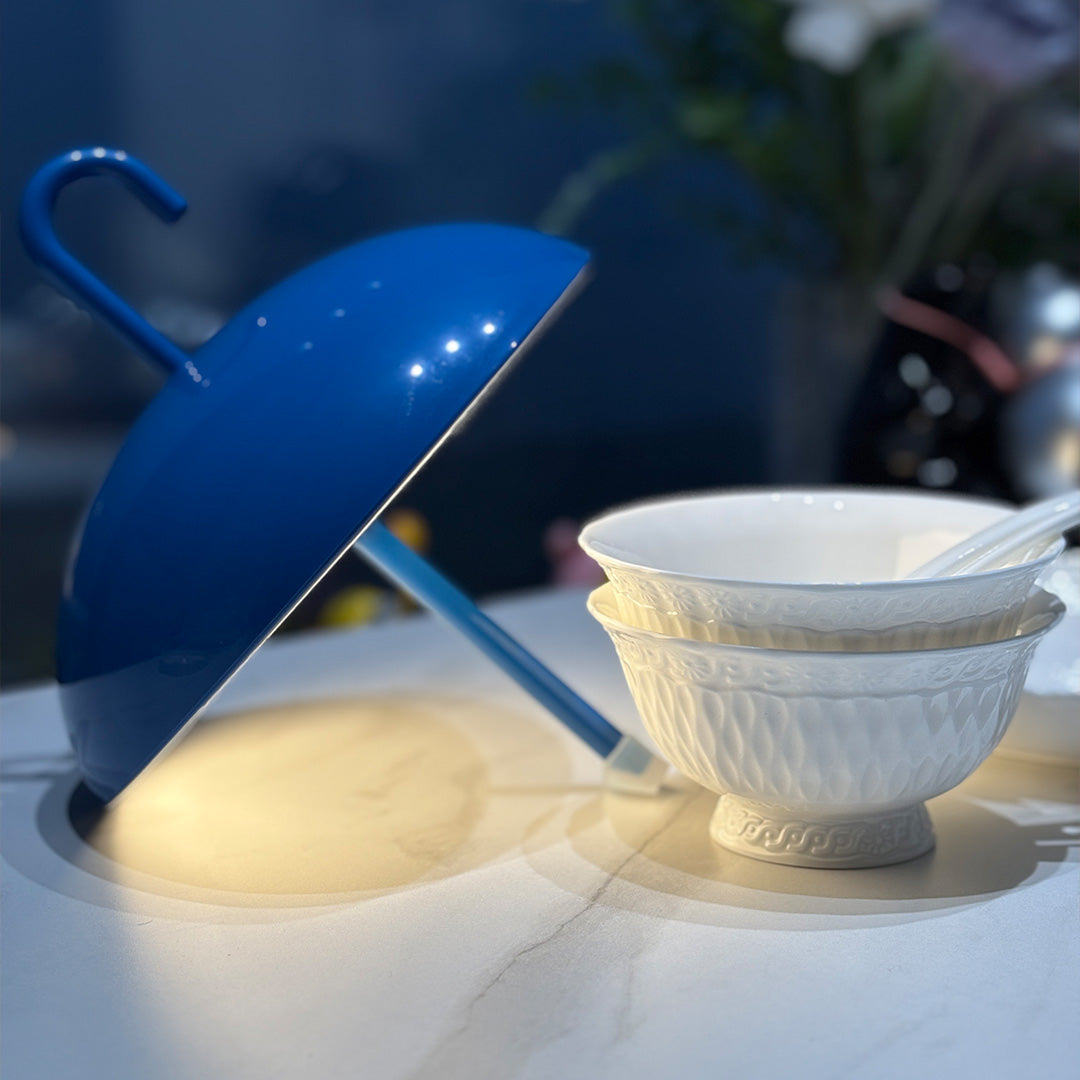 USB Rechargeable Table Lamp Portable Umbrella Dimmable LED Touch Lamp
