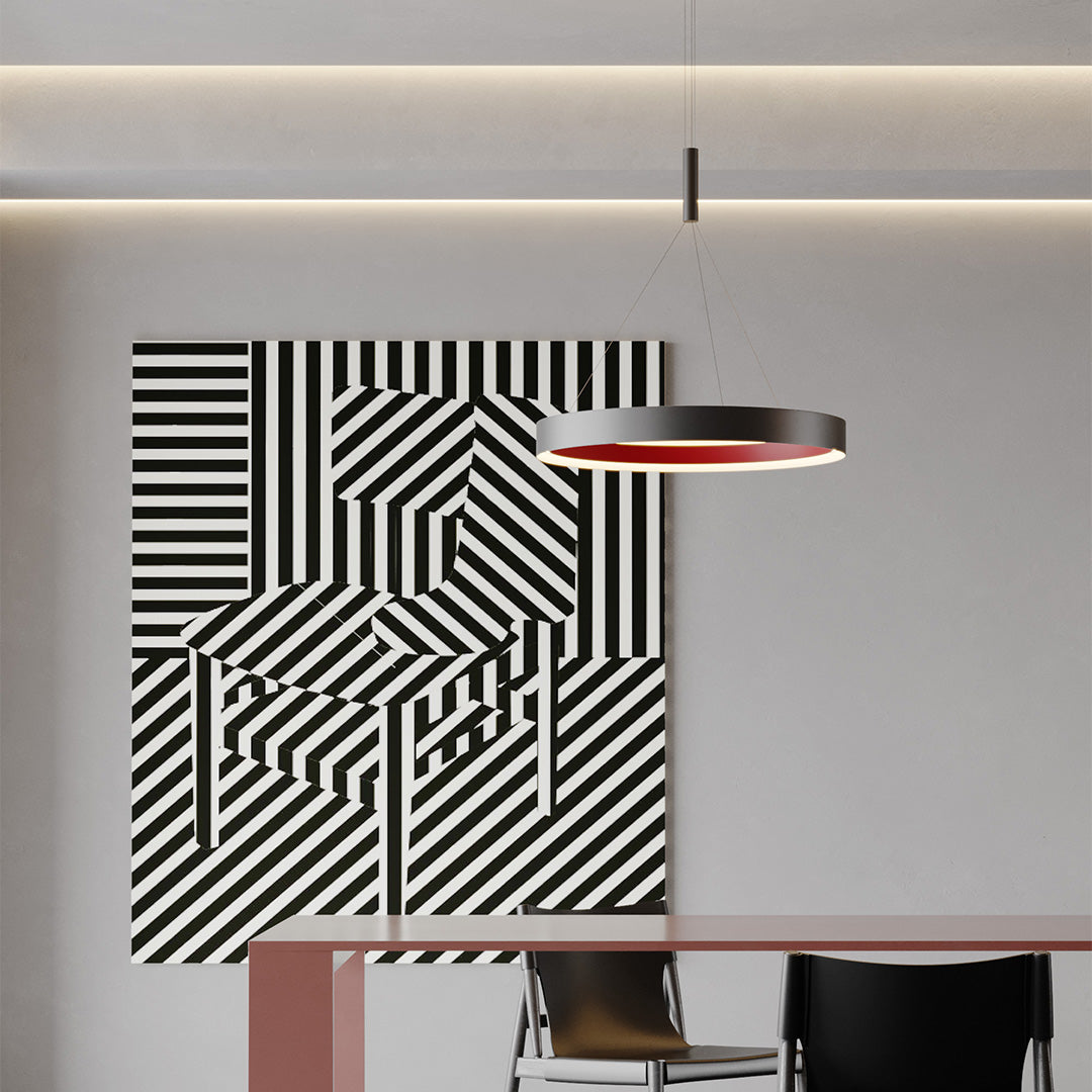 Modern Ring Chandelier Minimalist Creative Ceiling Light