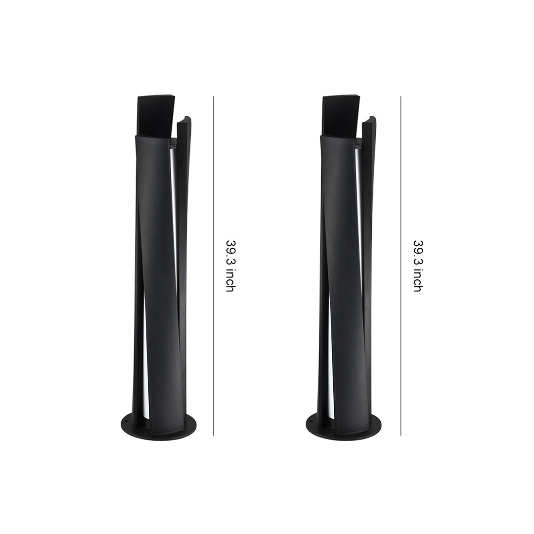 Bollard Lighting Fixtures Outdoor Waterproof Aluminum Light