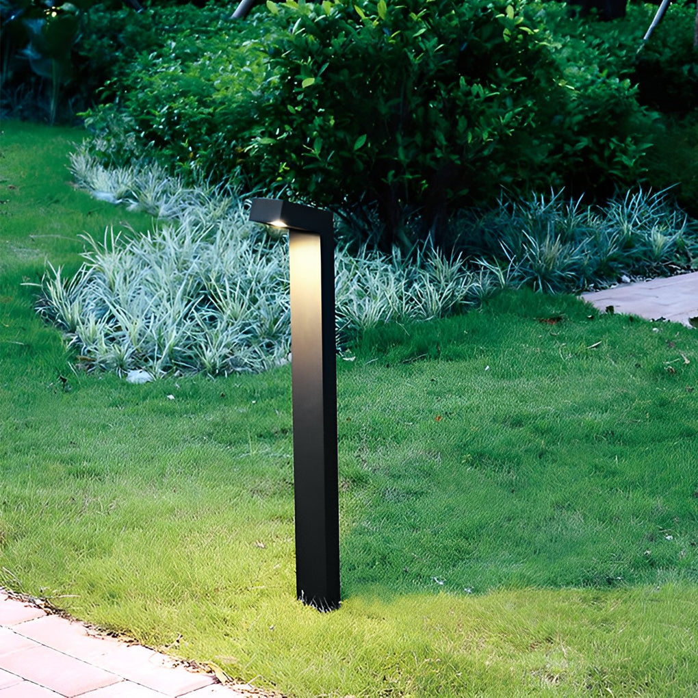 Bollard Path Light Modern Black Aluminum Waterproof Light