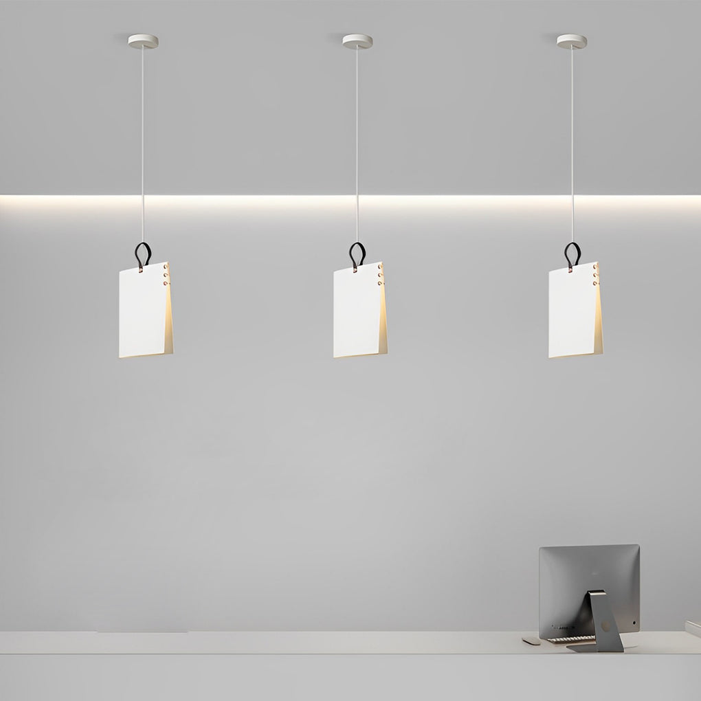 Book Pendant Light Modern Folder Creative Ceiling Light