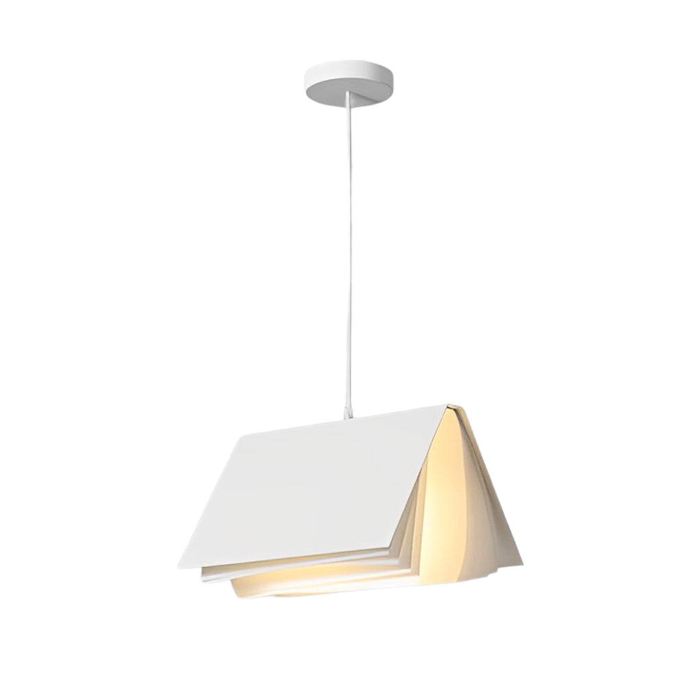 Book Pendant Light Modern Folder Creative Ceiling Light