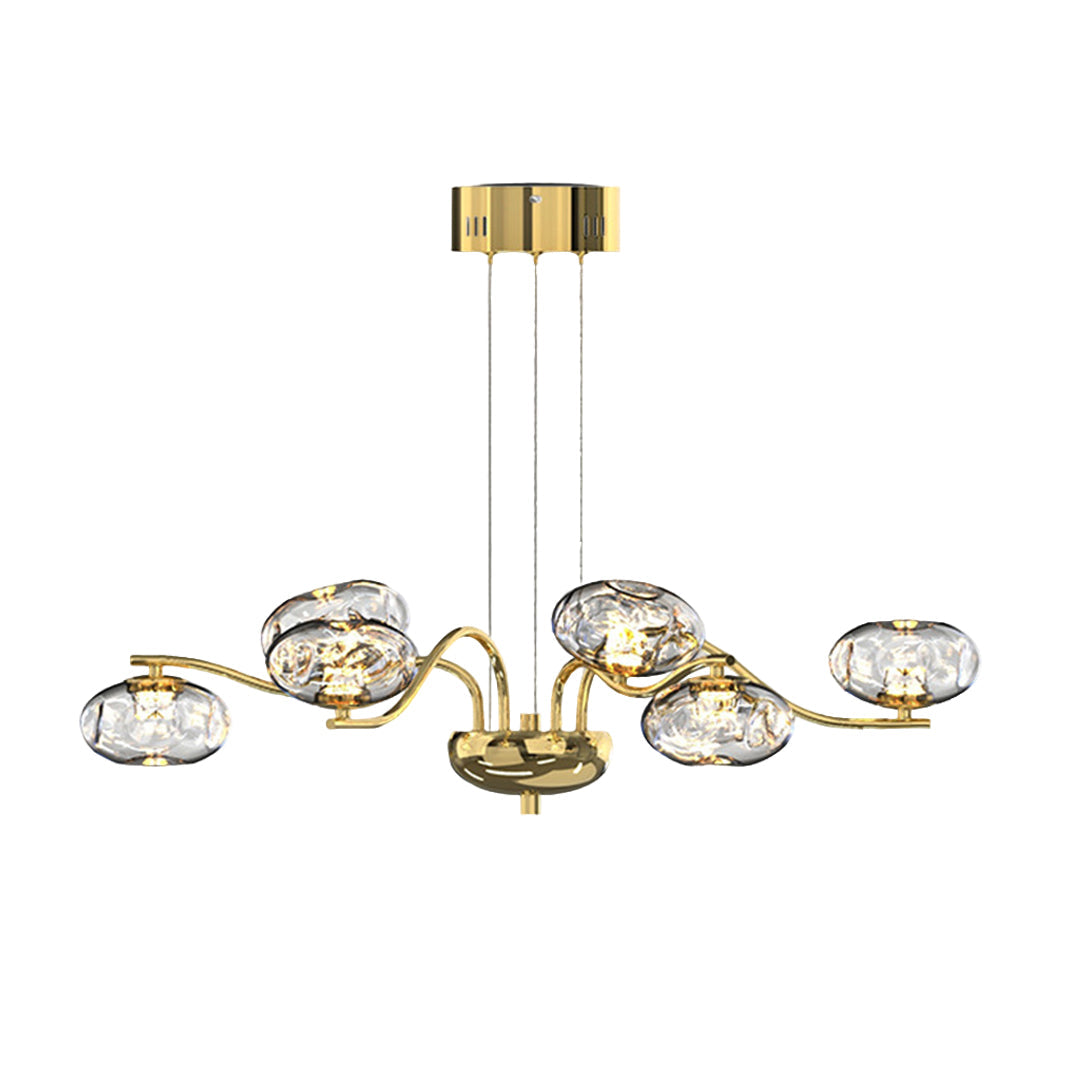Modern LED Chandelier wide-spectrum Magic Bean Glass Light