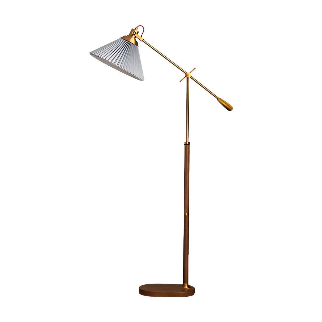Adjustable Reading Lamp Floor Retro Bedroom Task Swing Arm Lamps