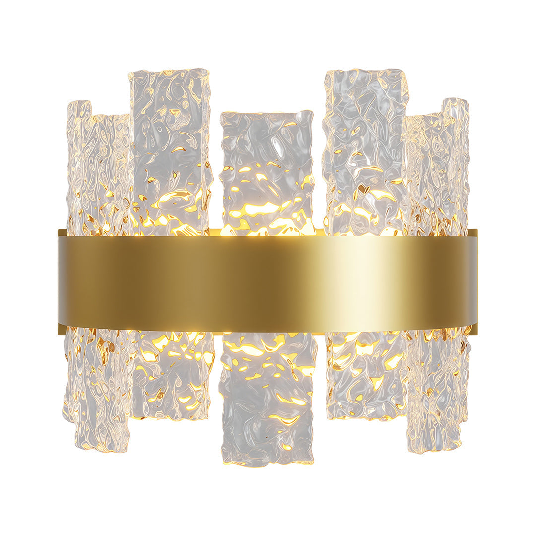 Modern Glass Wall Lights Solid Copper Minimalist Lamp