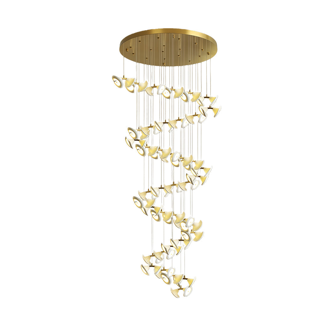 Ceramic Chandeliers Luxury Tulip Flower Ceiling Light