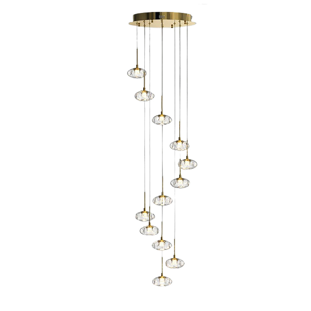Chandelier For Tall Ceilings Italian Minimalist