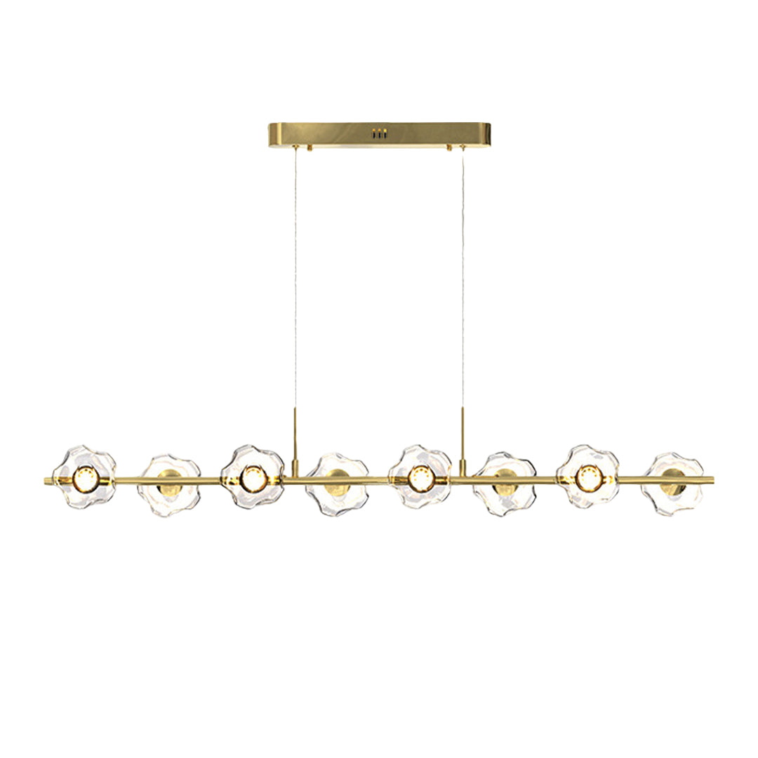 Linear Pendant Chandelier Nordic Modern Electroplated