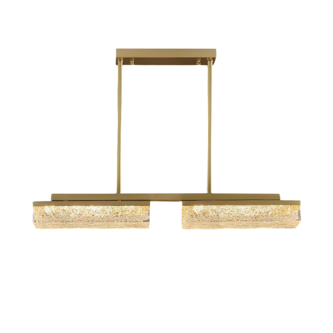 Copper Pendant Lights For Kitchen Island Linear Three-Temperature Ceiling Light