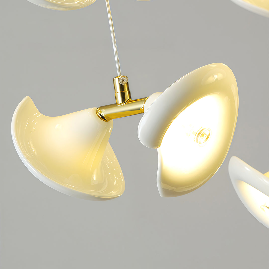 Ceramic Chandeliers Luxury Tulip Flower Ceiling Light