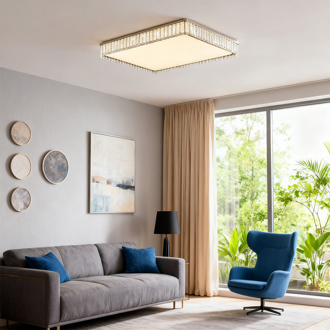 Flush Mount Modern Lighting Crystal LED Luxury Lamp