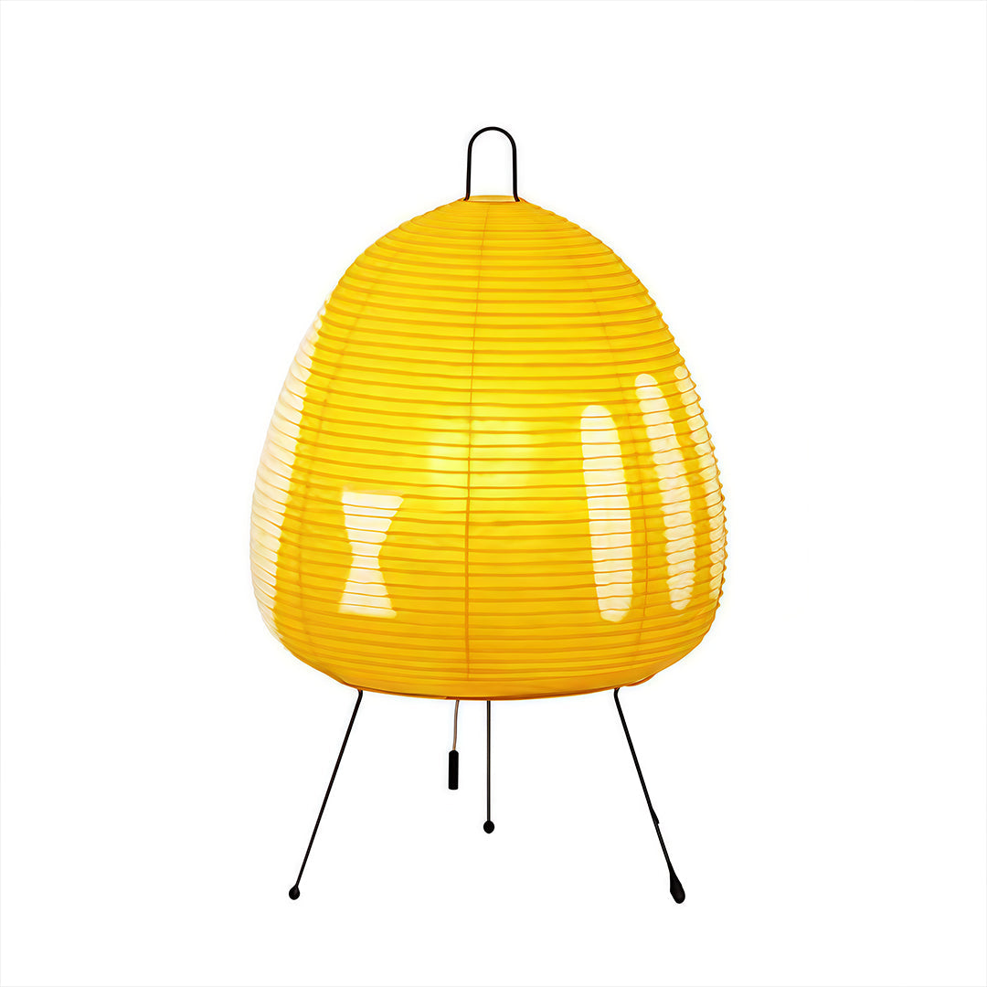 Rice Paper Table Lamps Minimalist Wabi-Sabi Design Light