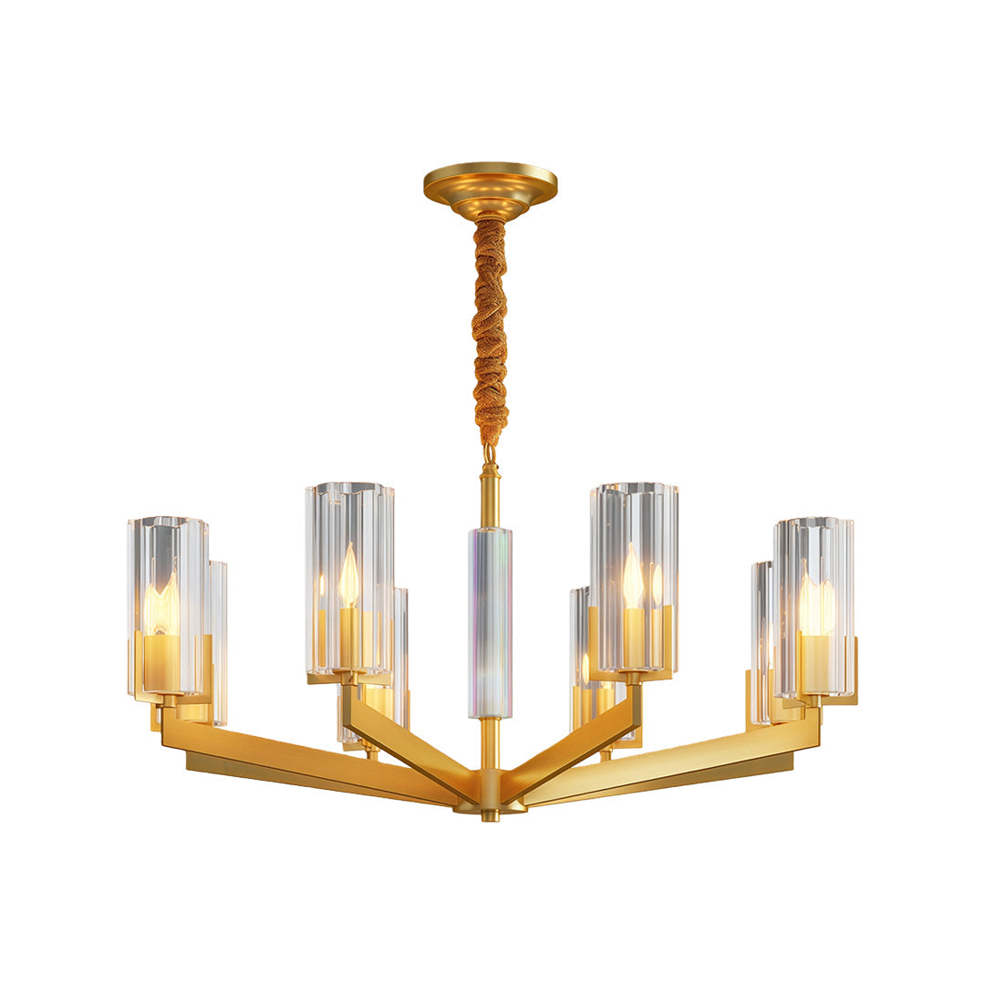 Candle Chandeliers American-Style Luxury Ceiling Light