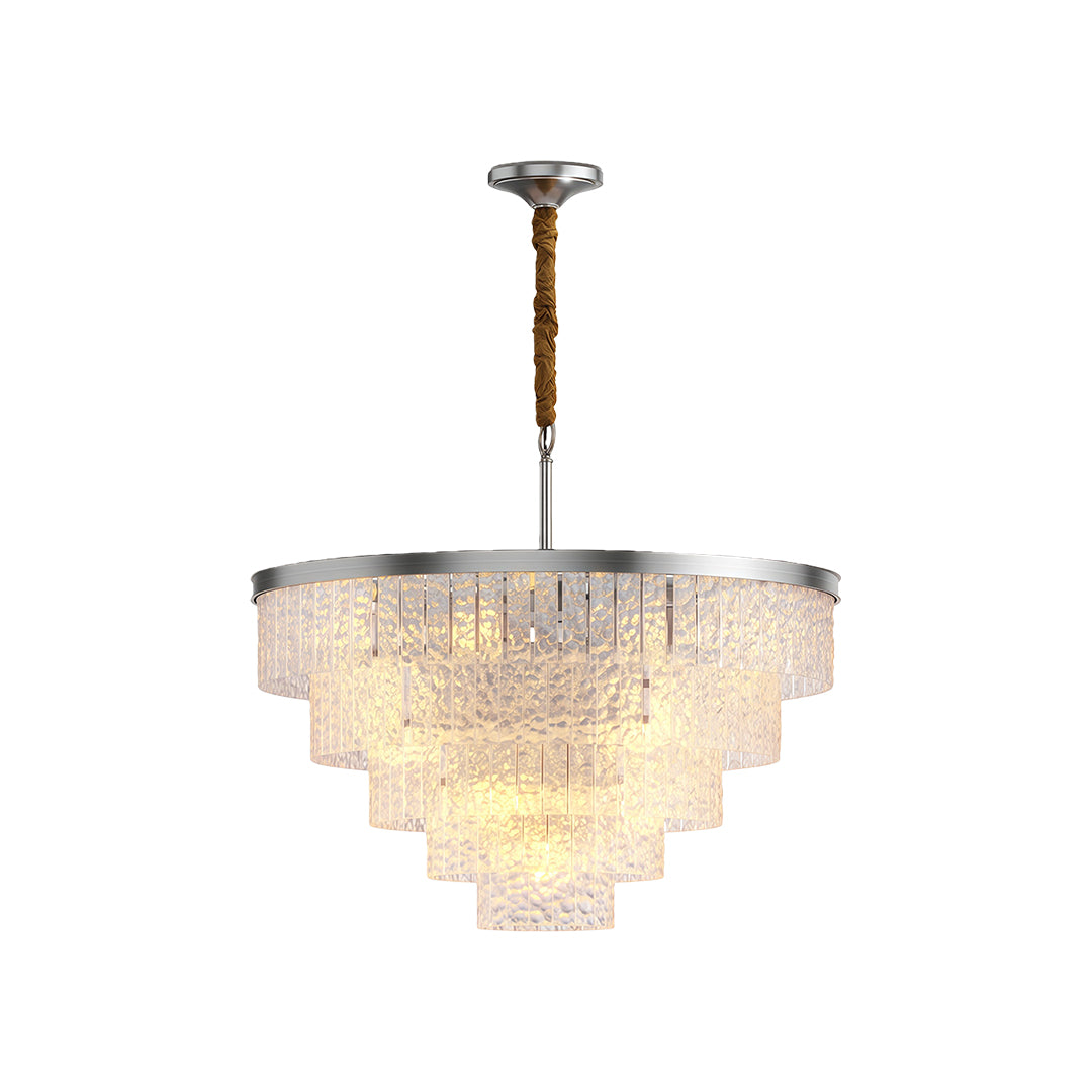 Modern Forms Chandelier Minimalist Full-Copper Luxury Ceiling Light